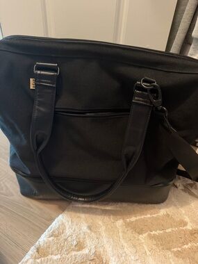 Black Tote Bag with Removable Shoulder Strap